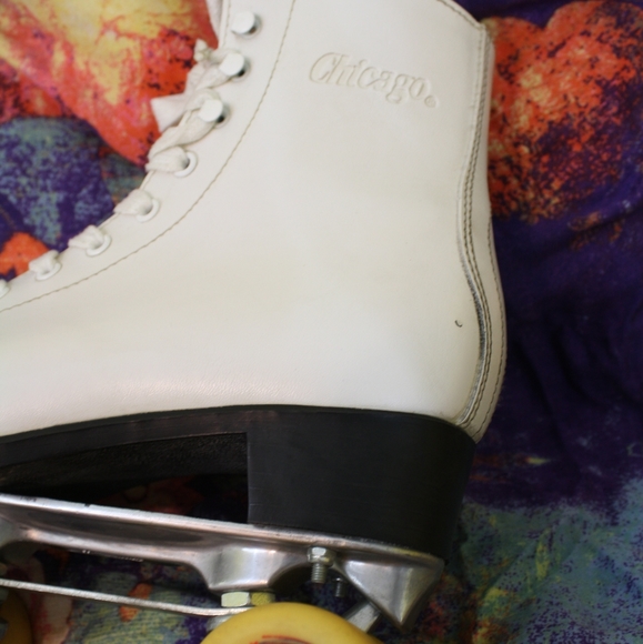 Chicago Pro Star Womens Classic Roller Skates Whit - Picture 3 of 6